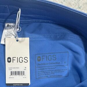Figs Kade Cargo Scrub Pants Ceil Blue M